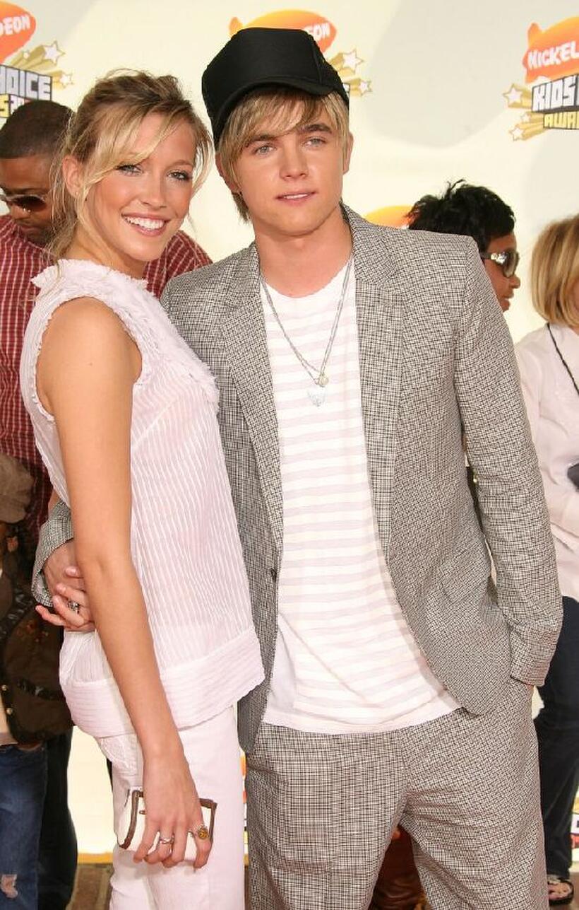 Katie Cassidy and Jesse McCartney at the 20th Annual Kid's Choice Awards.