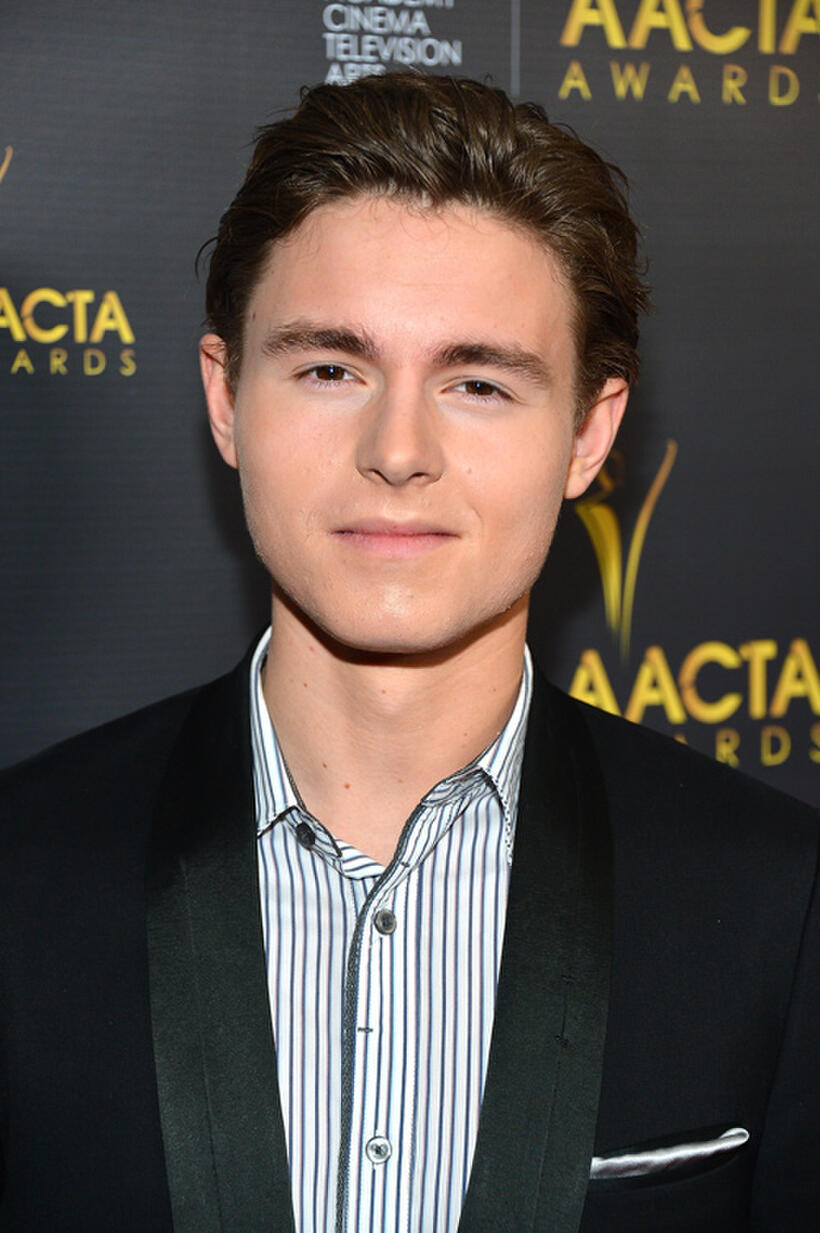 Callan McAuliffe at the 2nd AACTA International Awards in California.