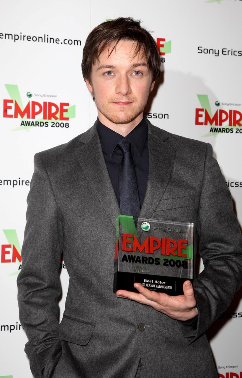 James McAvoy at the Sony Ericsson Empire Awards 2008.