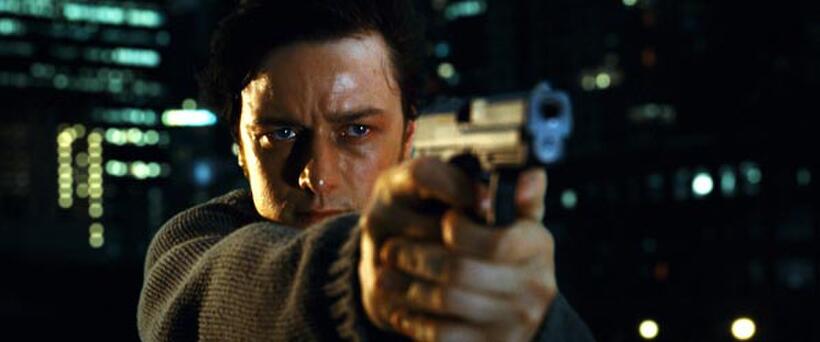 James McAvoy in "Wanted."