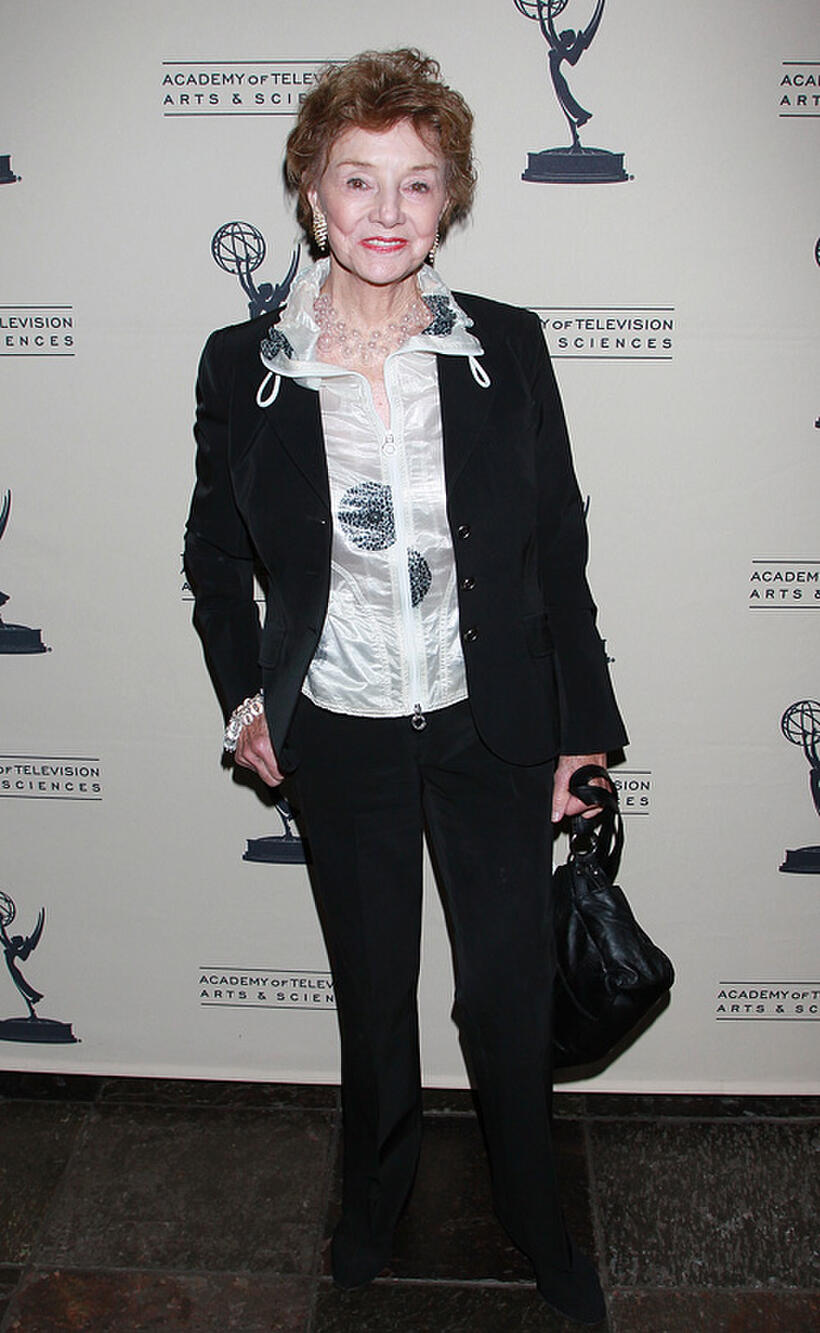 Peggy McCay at the Academy Of Television Arts & Sciences "Performers Peer Group Emmy Reception" in California.