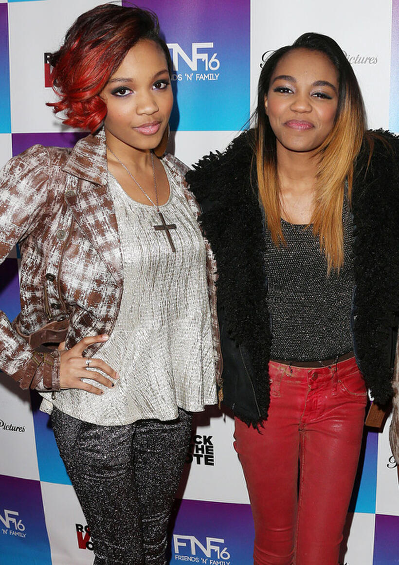 China Anne McClain and Guest at the 16th Annual "Friends 'N' Family" pre-GRAMMY Event in California.