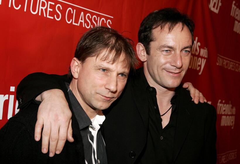 Simon McBurney and Jason Isaacs at the premiere of "Friends with Money."