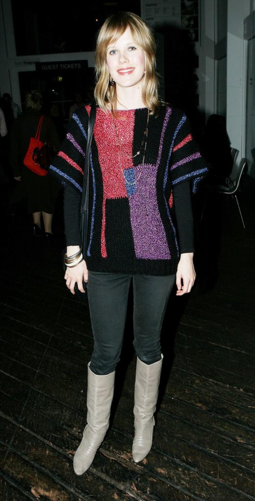 Alyssa McClelland at the opening night of "Mother Courage And Her Children."