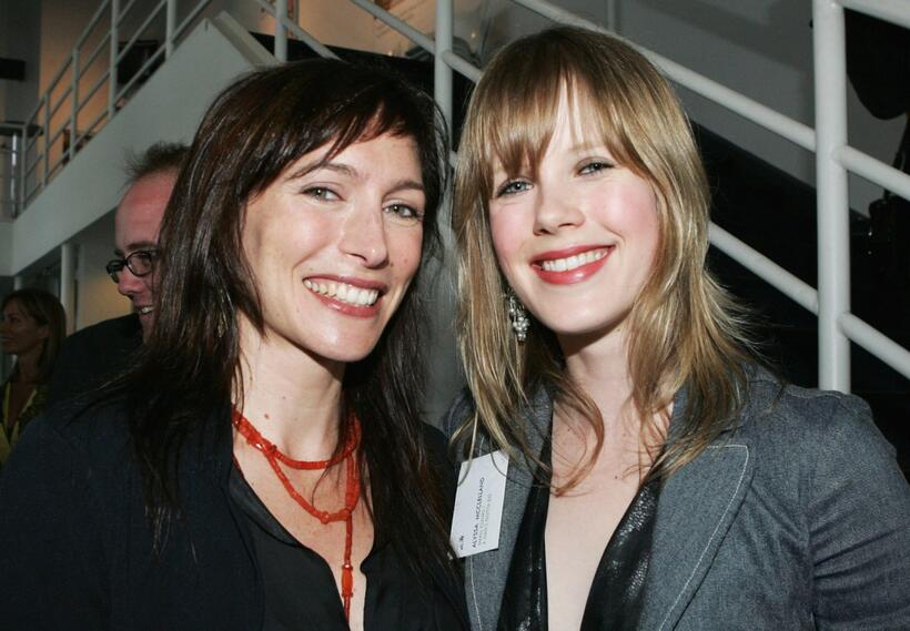 Claudia Karvan and Alyssa McClelland at the L'Oreal Paris 2005 AFI Awards Nomination announcement.