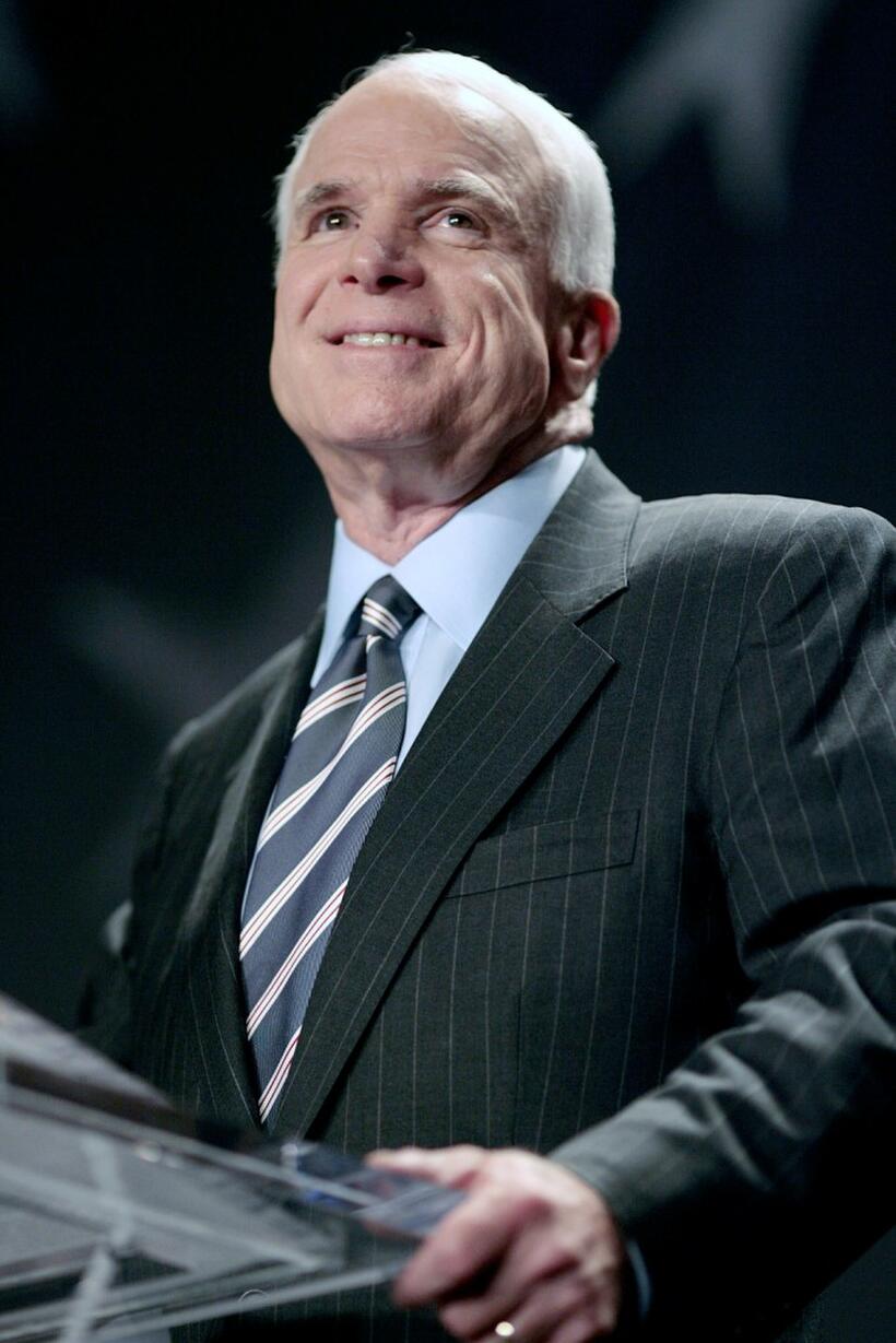 John McCain at the national convention of the League of United Latin American Citizens.