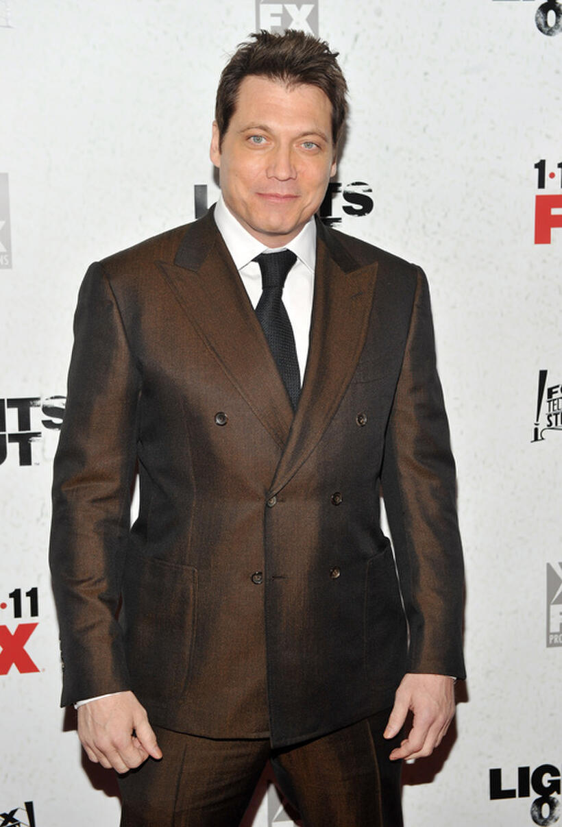 Holt McCallany at the New York premiere of "Lights Out."