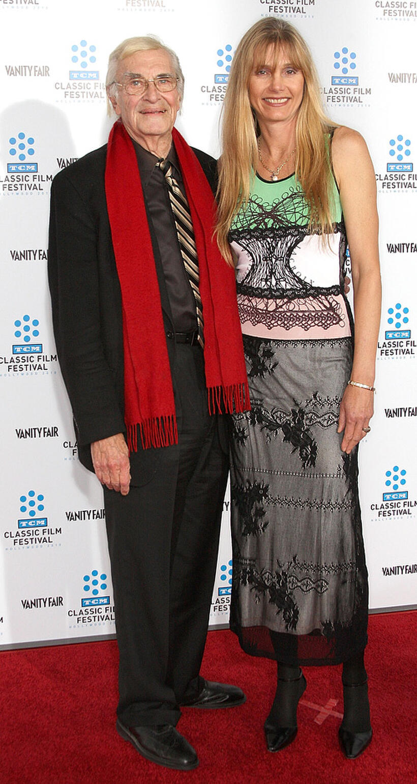 Martin Landau and Gretchen Becker at the California premiere of "A Star Is Born."