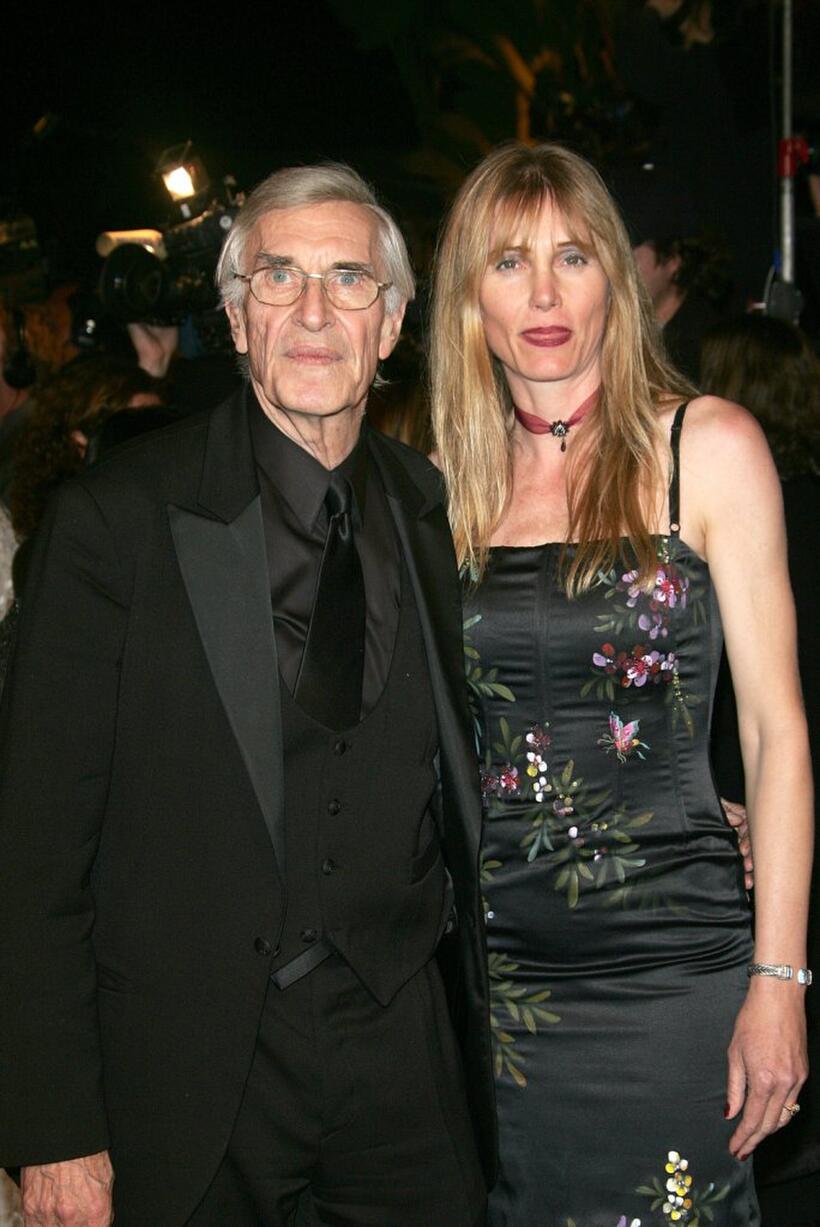 Martin Landau and Gretchen Becker at the Vanity Fair Oscar Party.