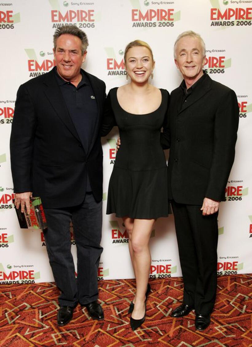 Rick McCallum, Sophia Myles and Anthony Daniels at the Sony Ericsson Empire Film Awards 2006.