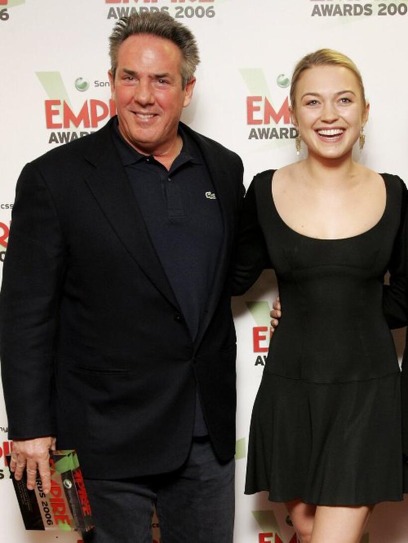 Rick McCallum and Sophia Myles at the Sony Ericsson Empire Film Awards 2006.