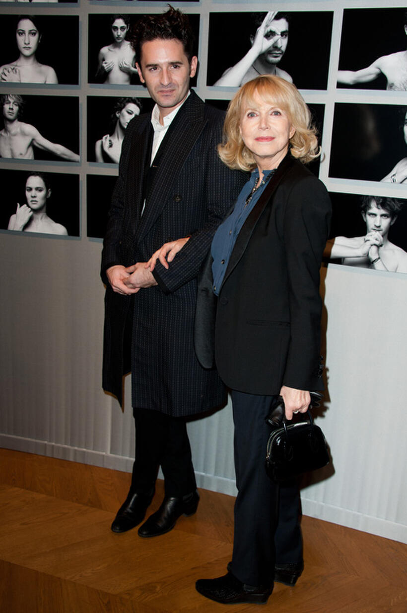 Nicolas Maury and Bulle Ogier at the Chaumet's Cocktail party and dinner for Cesar's Revelations 2012 in Paris.