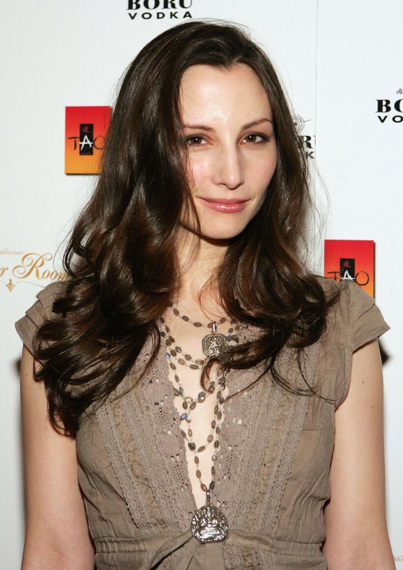 Heather McComb at the Venetian Resort Hotel and Casino for a cocktail party.