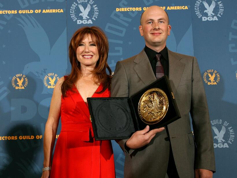 Mary McDonnell and Dante Ariola at the 59th annual Directors Guild Of America Awards.