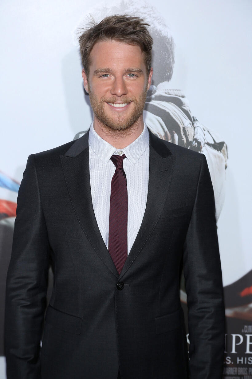 Jake McDorman at the New York premiere of "American Sniper."