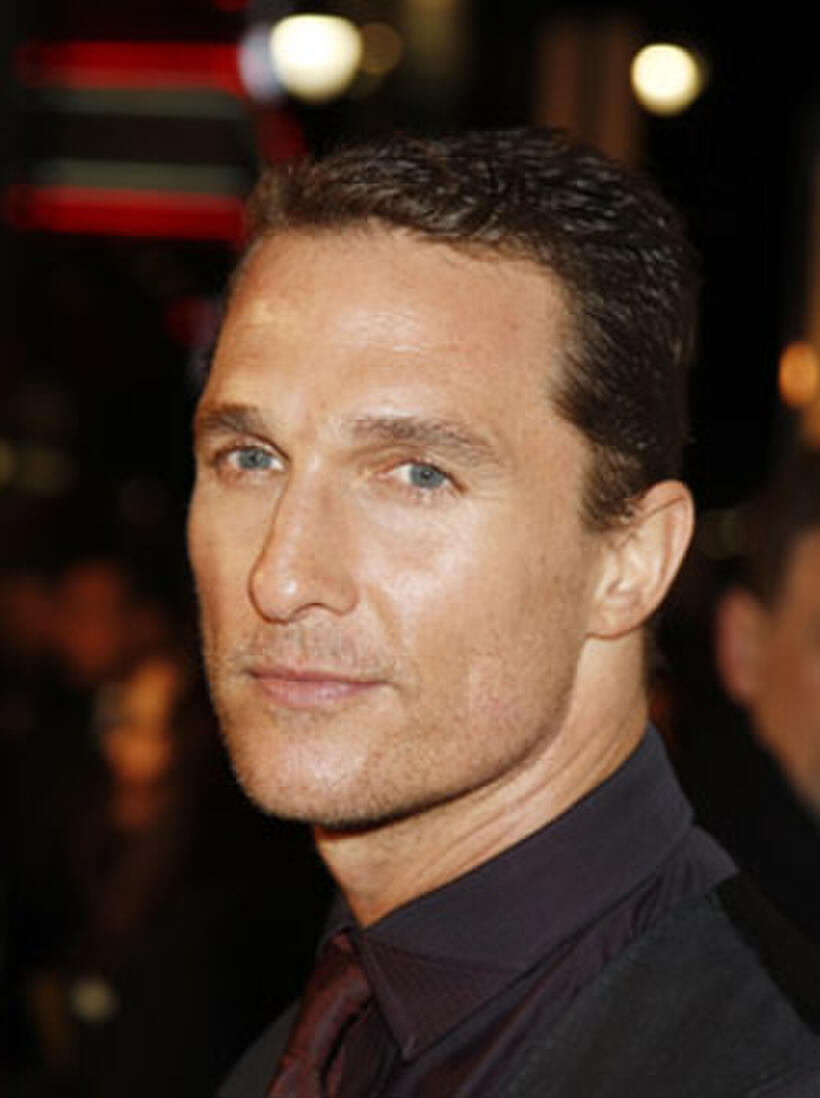 Actor Matthew McConaughey at the Hollywood premiere of "Fool's Gold."