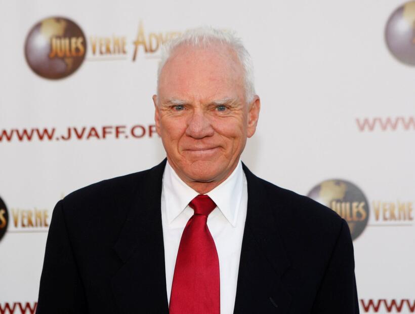 Malcolm McDowell at the Jules Verne Adventure Film Festival Special Awards Presentation.