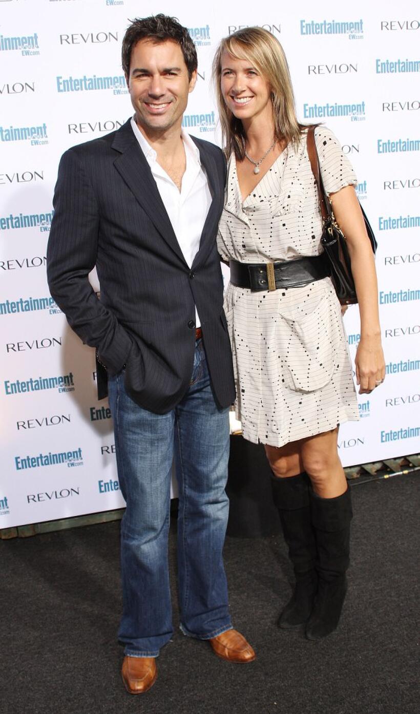 Eric McCormack and Guest at the Entertainment Weekly's Sixth Annual Pre-Emmy Celebration party.