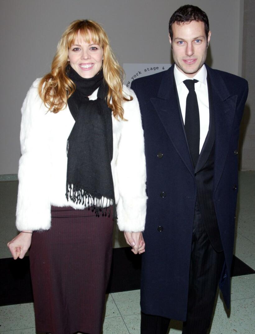 Mary McCormack and Michael Morris at the New York Stage And Film's 20th Anniversary Benefit Gala.