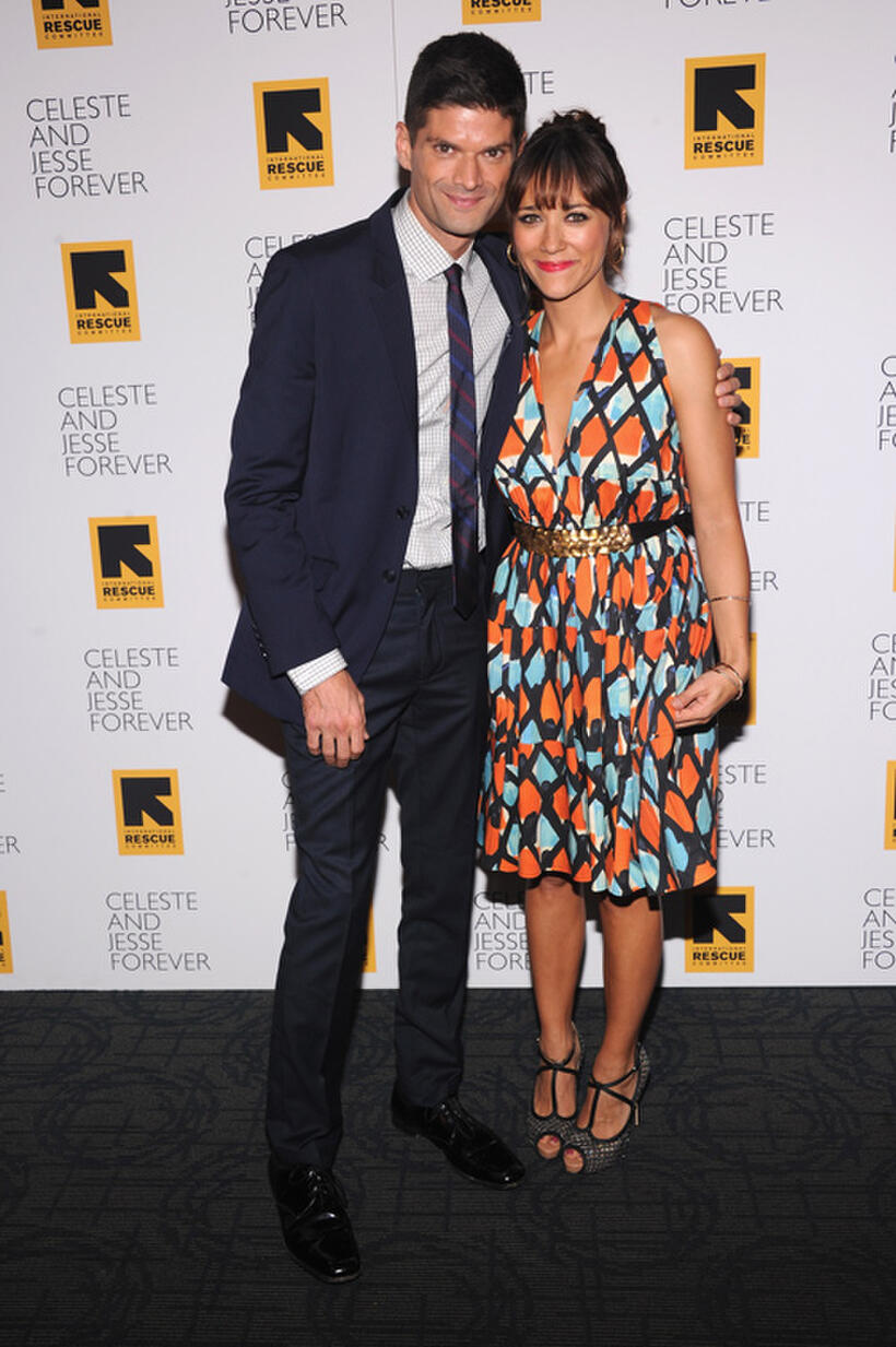 Will McCormack and Rashida Jones at the New York premiere of "Celeste and Jesse Forever."