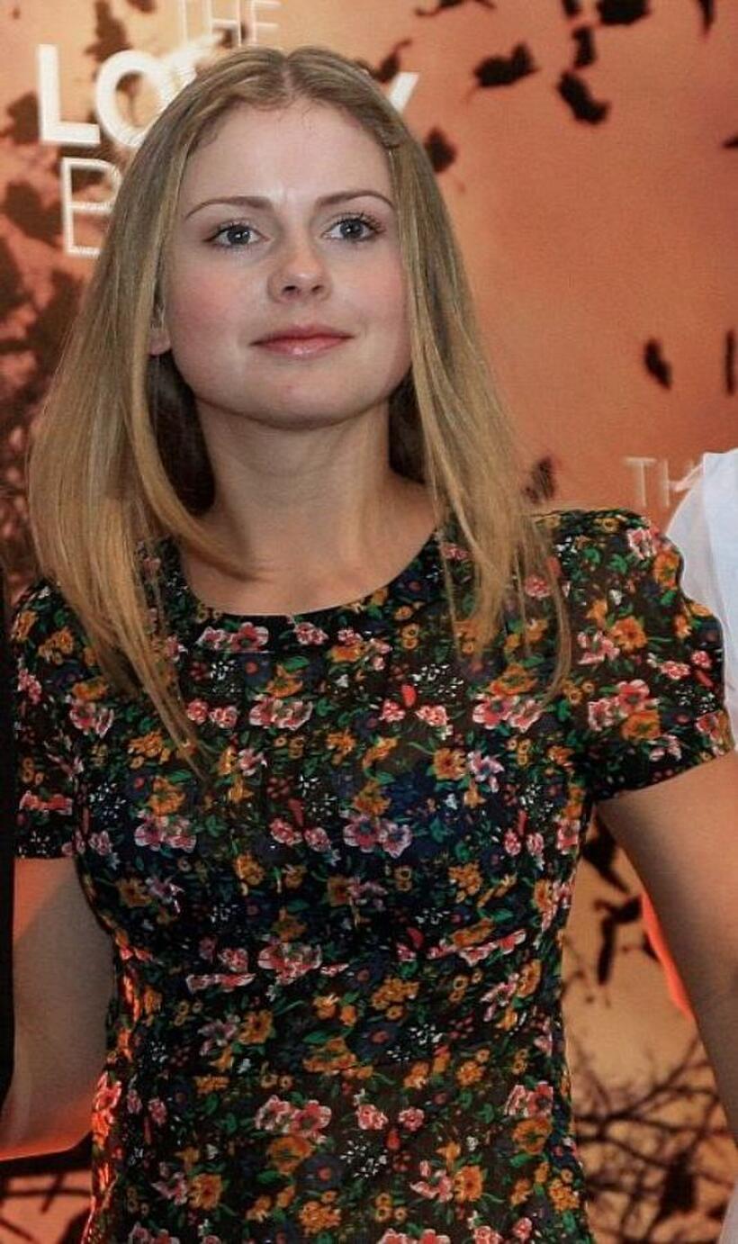 Rose McIver at the press conference of "The Lovely Bones."