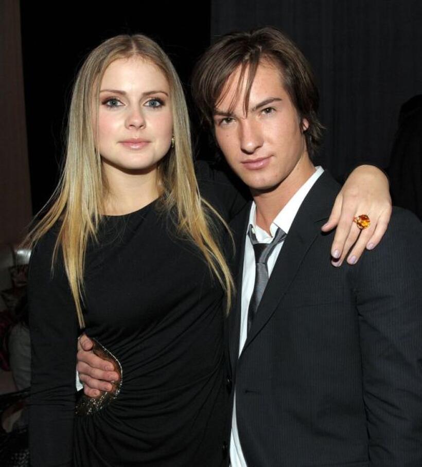 Rose McIver and Andrew James Allen at the after party of the premiere of "The Lovely Bones."