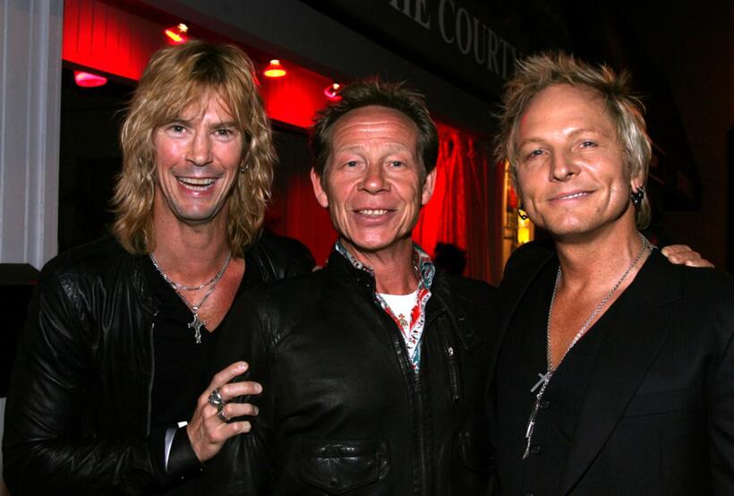 Duff McKagan, Paul Cook and Matt Sorum at the Matt Sorum and Max Noce Opening party of Sorum Noce fashion store.