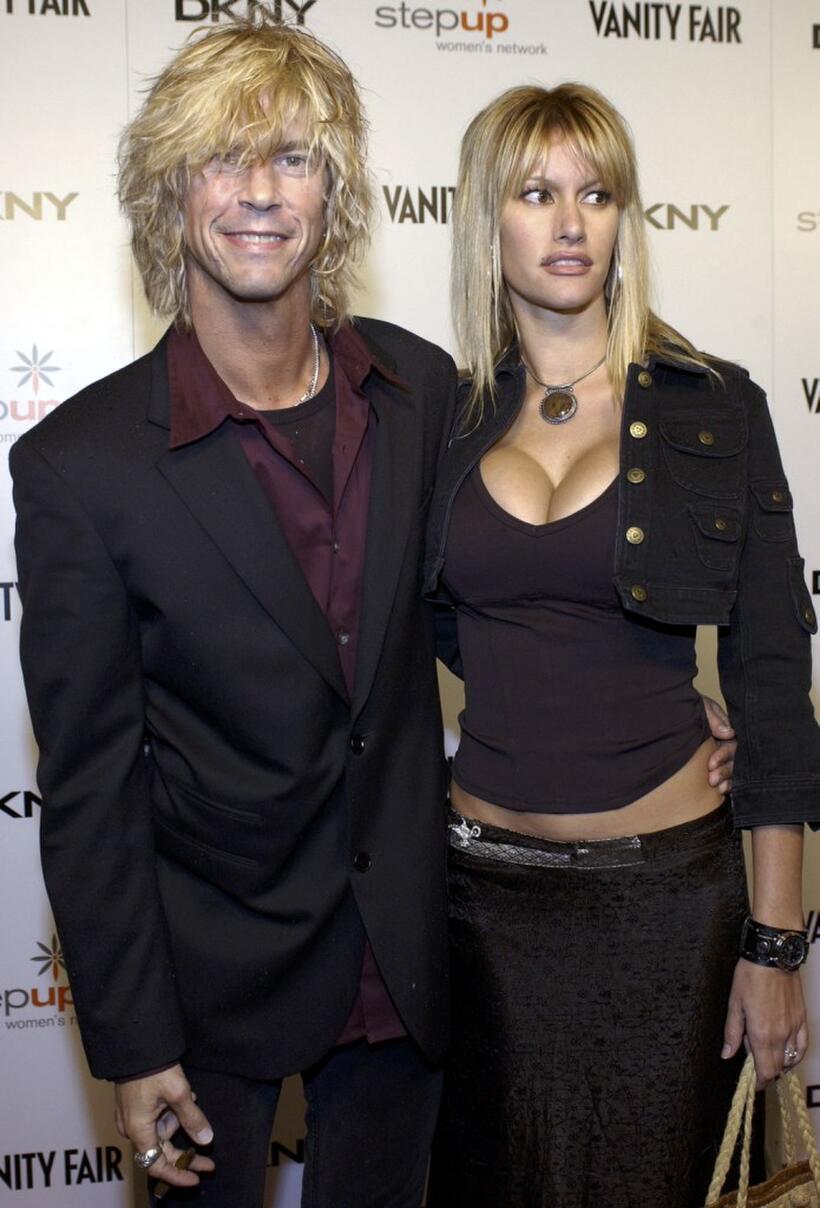 Duff McKagan and Susan Holt at the Vanity Fair "In Concert" to benefit Step Up Women's Network.