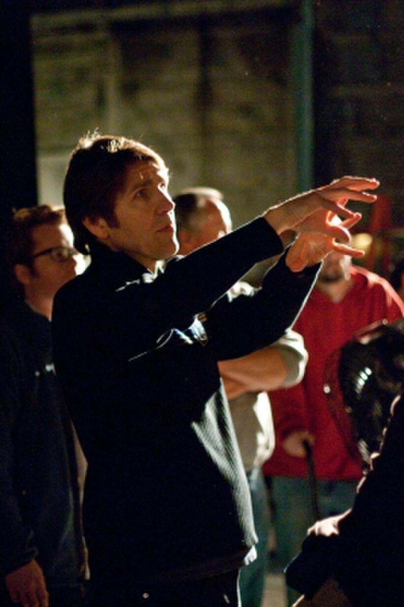 Director Nelson McCormick on the set of "The Stepfather."