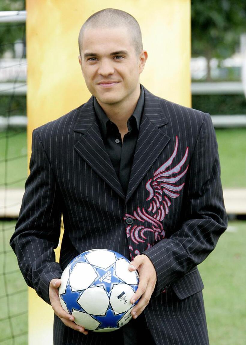 Kuno Becker at the photocall of "Goal!" during the 31st Deauville American film festival.