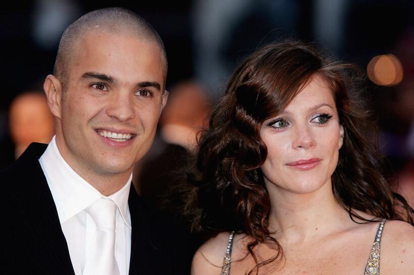 Kuno Becker and Anna Friel at the world premiere of "Goal."