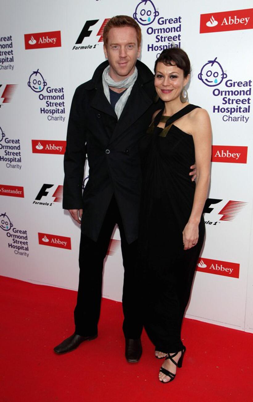 Damian Lewis and Helen McCrory at the F1 Charity Party in aid of Great Ormond Street Hospital.