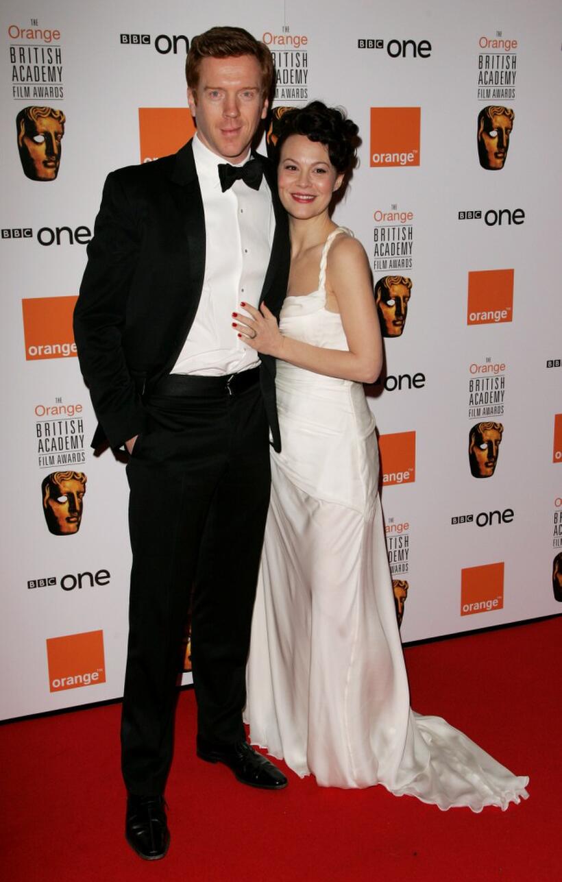 Damien Lewis and Helen McCrory at the Orange British Academy Film Awards.