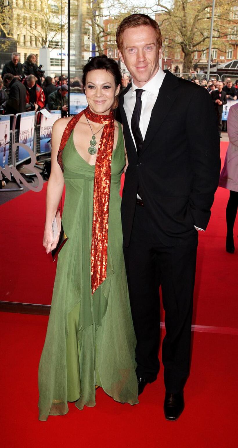 Helen McCrory and Damien Lewis at the UK premiere of "Flashbacks of a Fool."