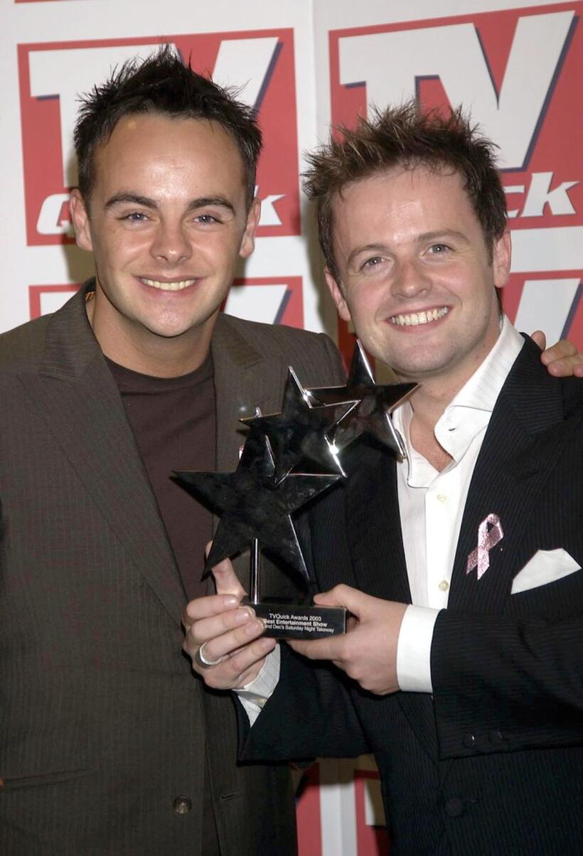 Ant McPartlin and Declan Donnelly at the TV Quick and TV Choice Awards.