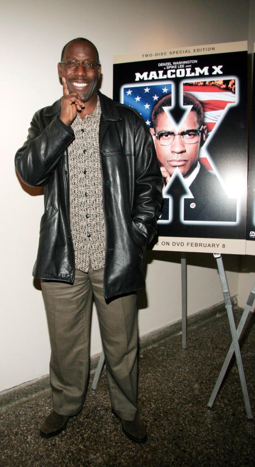 James McDaniel at the 40th Anniversary of the Death of Malcolm X.