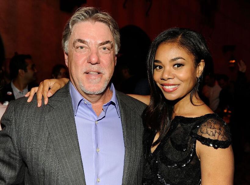 Bruce McGill and Regina Hall at the after party of "Law Abiding Citizen."