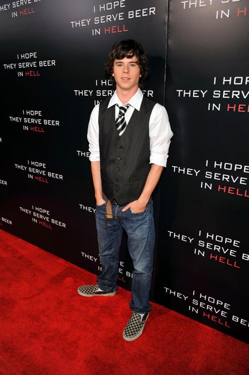 Charlie McDermott at the premiere of "I Hope They Serve Beer In Hell."