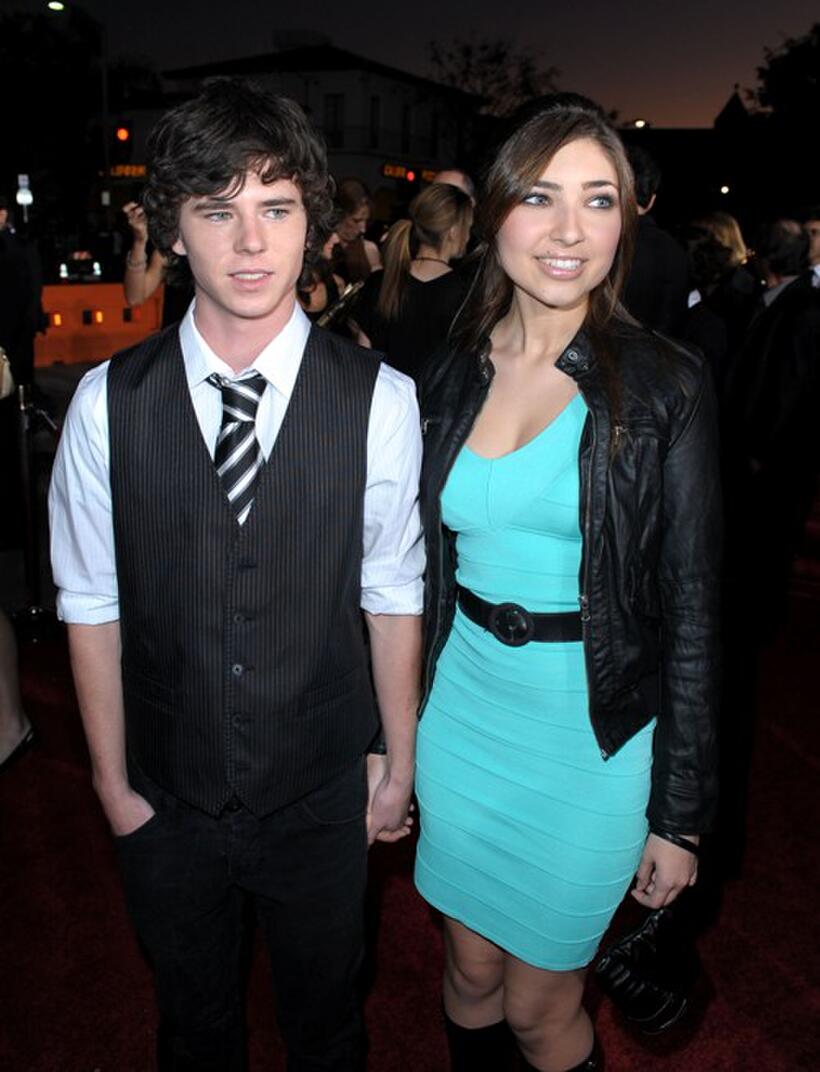 Charlie McDermott and Guest at the premiere of "The Twilight Saga: New Moon."