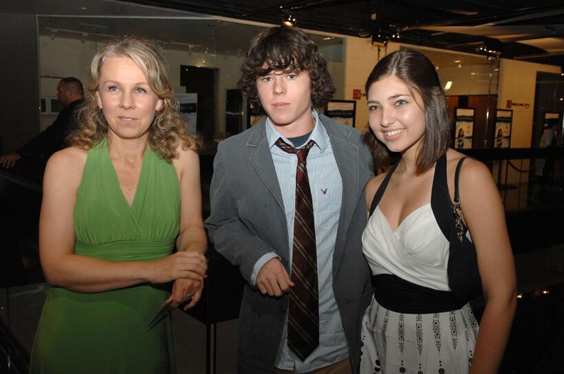 Courtney Hunt, Charlie McDermott and Shelby Young at the after party of the premiere of "Frozen River."