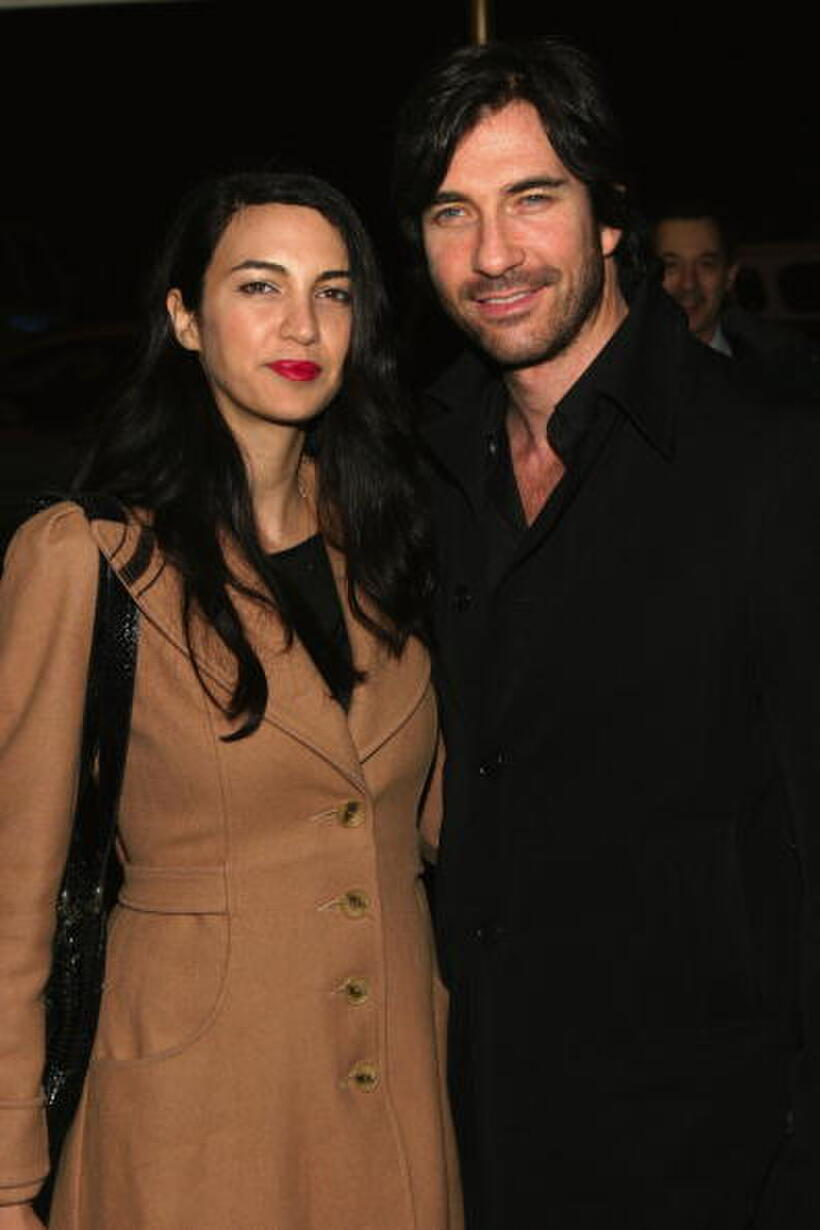 Dylan McDermott and Shiva Rose McDermott at the opening night of Eve Ensler's "The Good Body".