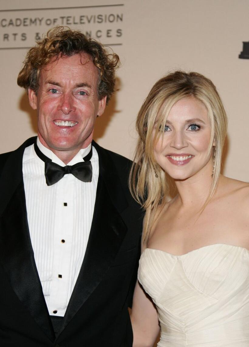 John C. McGinley and Sarah Chalke at the 2006 Creative Arts Awards.