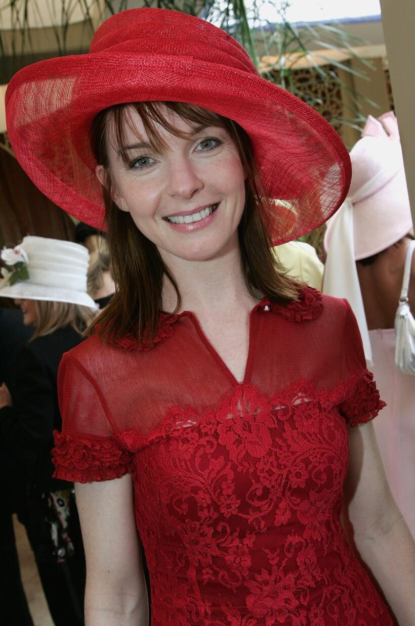 Jacqueline McKenzie at the AAMI Victoria Derby Day.