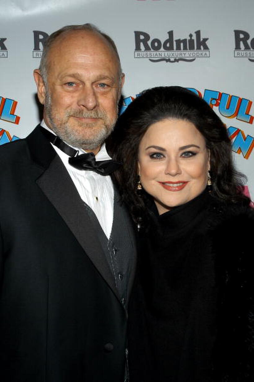 Gerald McRaney and Delta Burke at the opening night of "Wonderful Town."