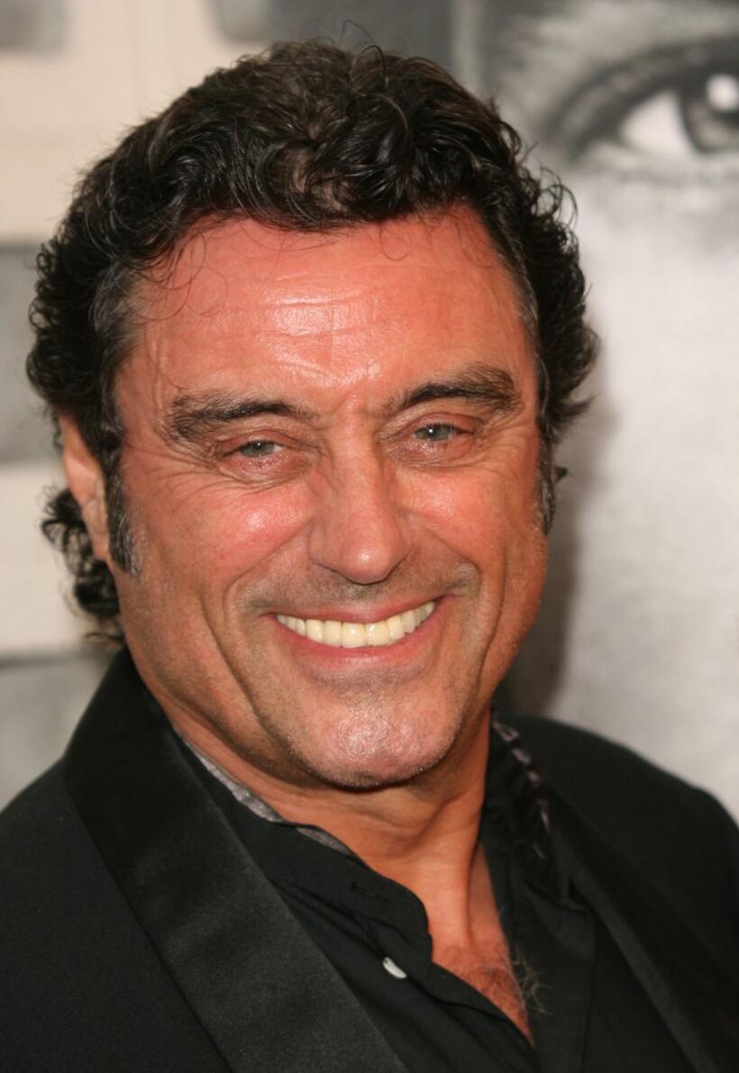 Ian McShane at the premiere of HBO's "Deadwood - Season 3".