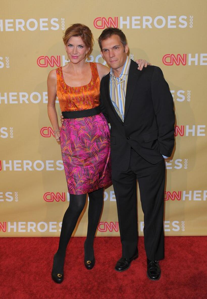 Melinda McGraw and Guest at the 2009 CNN Heroes Awards.
