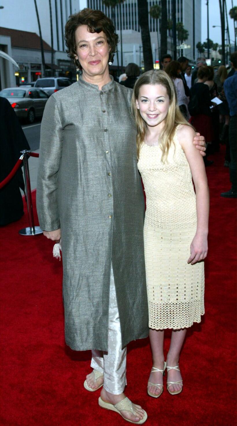 Christine Willes and Britt McKillip at the premiere of "Dead Like Me."