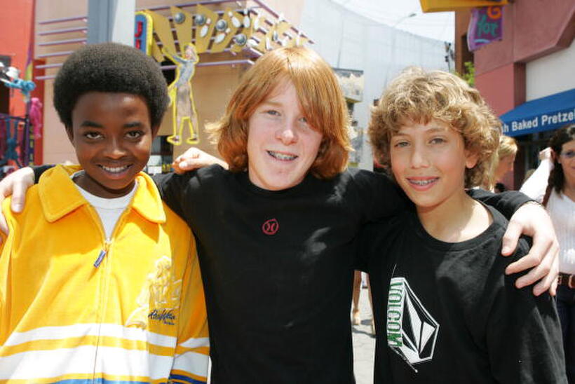 Dallas McKinney, Harrison Doyle and Chase Klitzner at the premiere of "Kicking and Screaming."