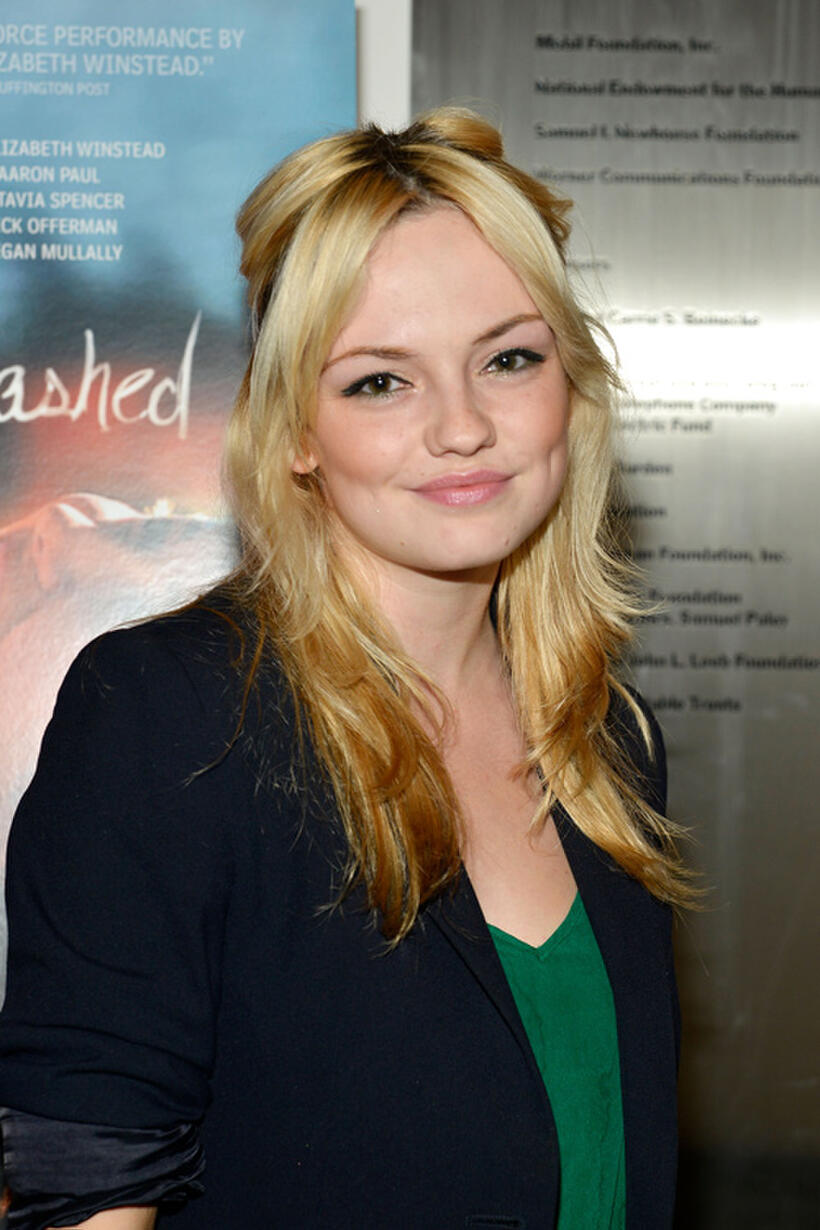 Emily Meade at the New York premiere of "Smashed."