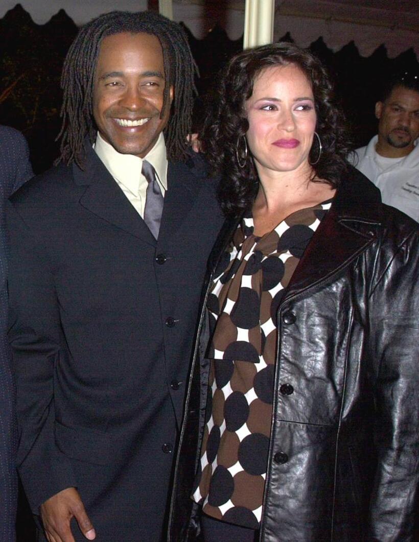 Tim Meadows and his wife Michelle at the premiere of "The Ladies Man."